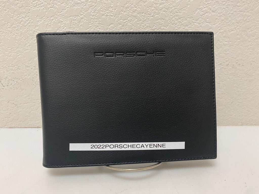 2022 Porsche Cayenne Genuine OEM Owner's Manual w/Navigation and logo case