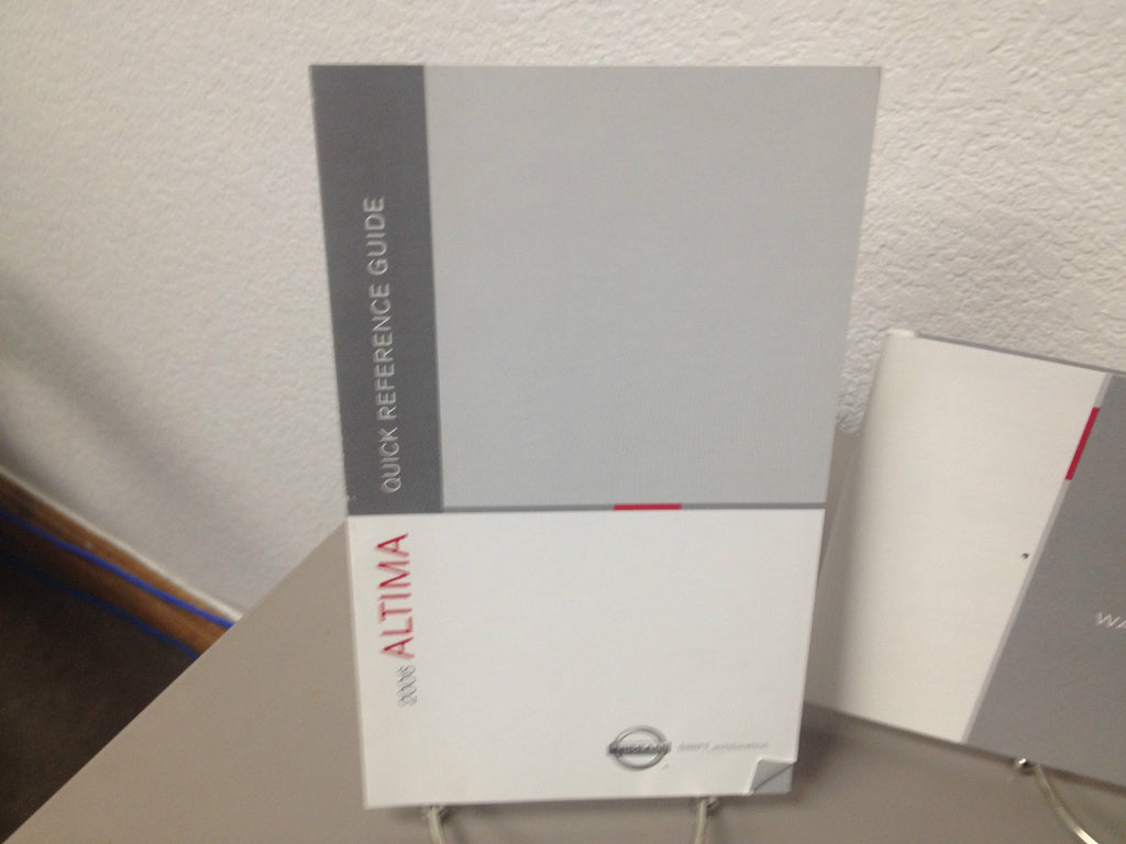 2006 Nissan Altima Genuine OEM Owner's Manual Set with Case--Fast Free Shipping