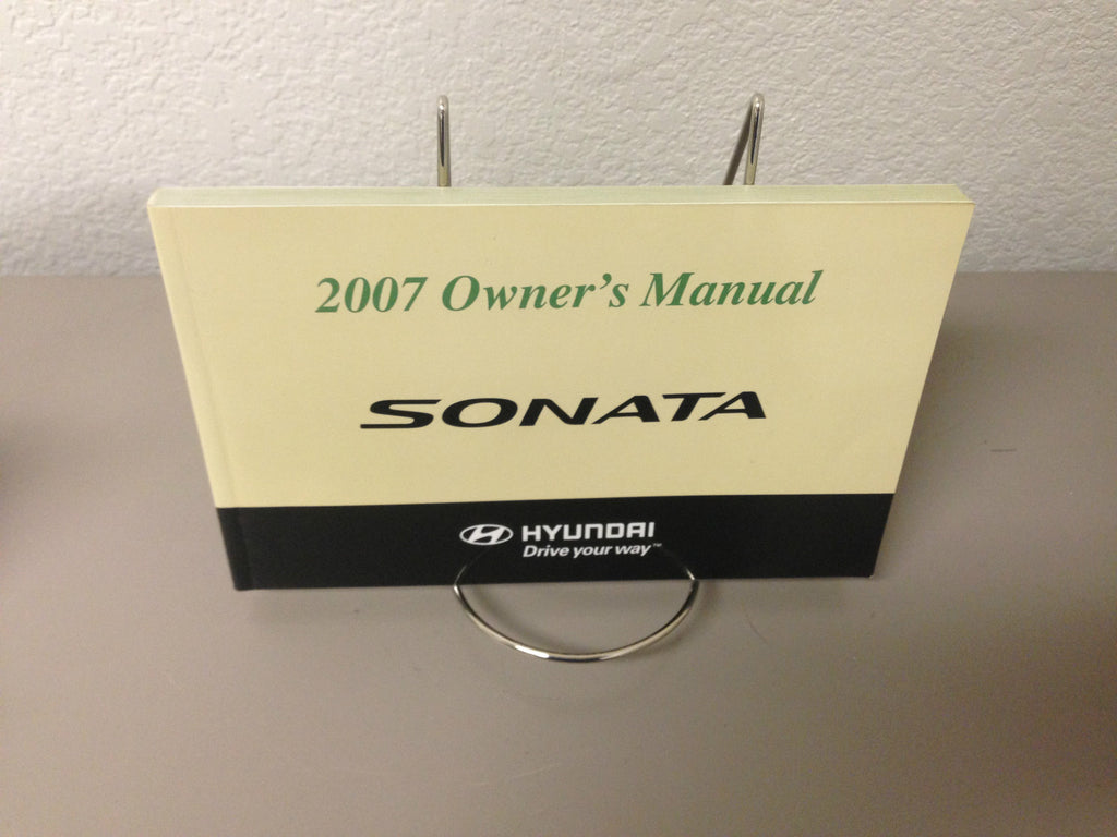 2007 Hyundai Sonata Genuine OEM Owner's Manual Set w/Hyundai Case--Free Shipping