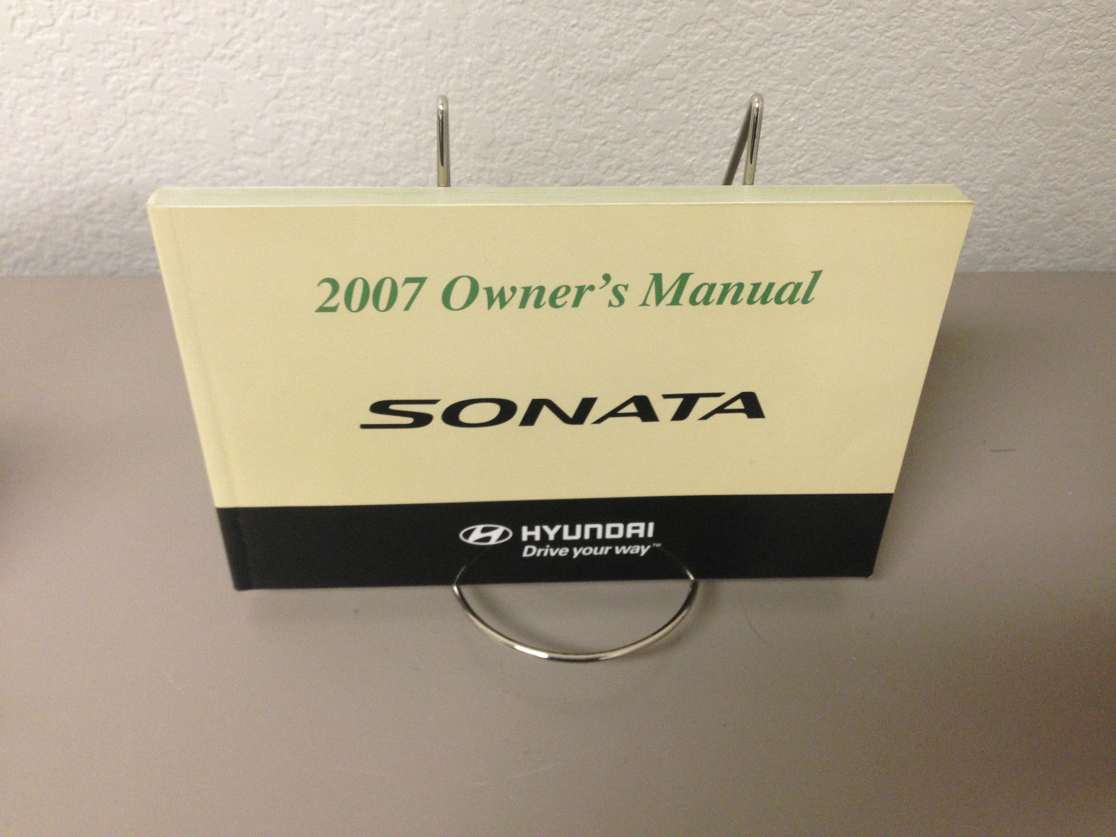 2007 Hyundai Sonata Genuine OEM Owner's Manual Set w/Hyundai Case--Free Shipping