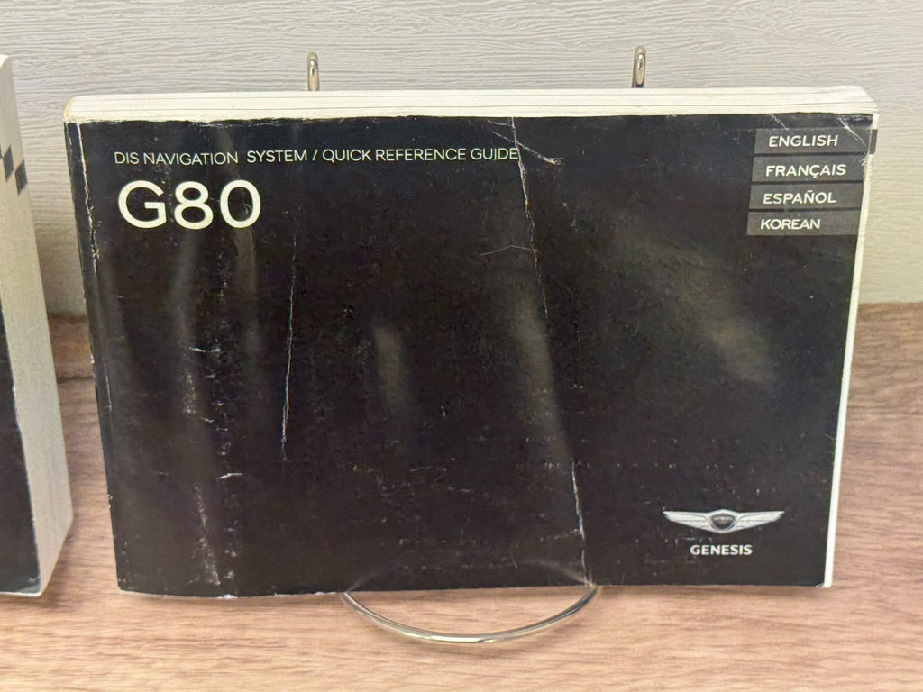 Genesis G80 DIS Navigation System / Owner's Manual w/Quick Reference Guide