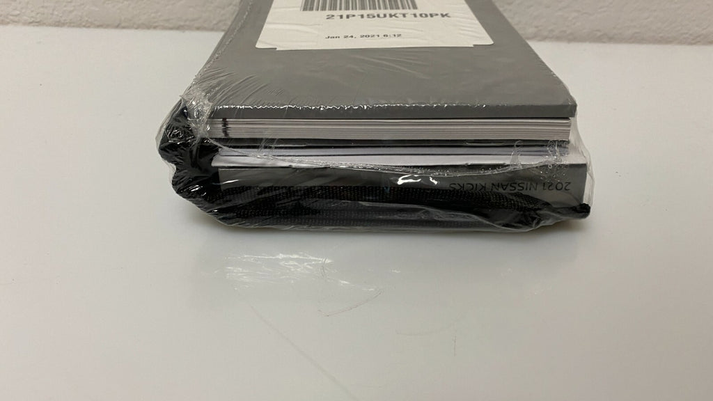 NEW STILL SEALED 2021 Nissan Kicks Genuine OEM Owner's Manual Set Free Shipping