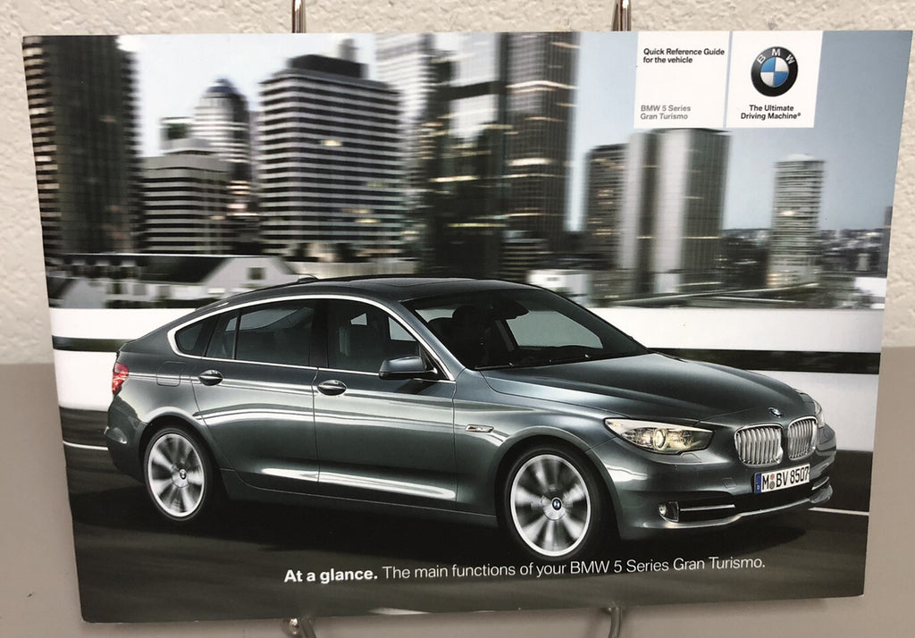 2011 BMW 5-Series 535i 550i Gran Turismo Genuine OEM Owner's Manual Set w/Case