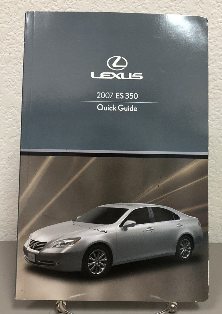 2007 Lexus ES 350 Genuine OEM Owner's Manual Set with Navigation Manual & Case