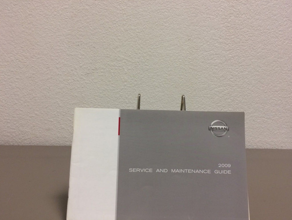 2009 Nissan Maxima Genuine OEM Owner's Manual Set with Navigation Manual & Case