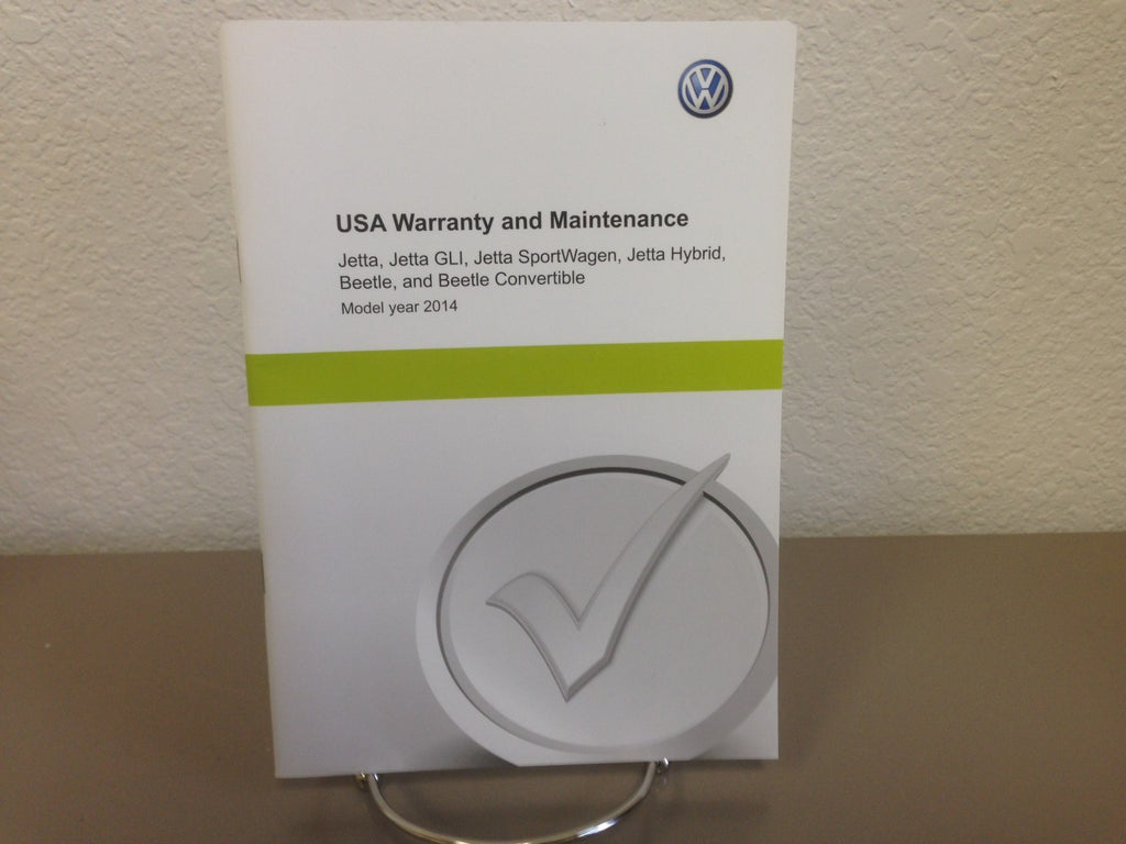 2014 Volkswagen VW Jetta Genuine OEM Owner's Manual Set w/Case--Free Shipping!