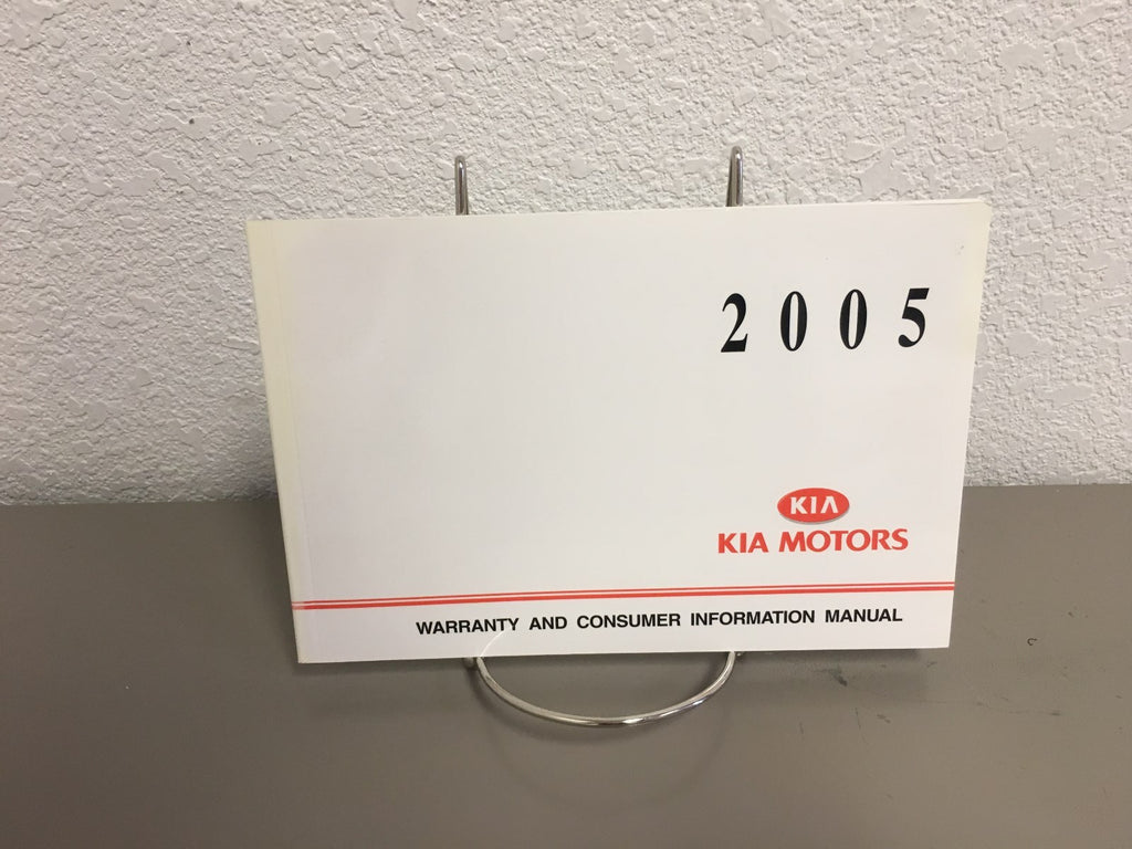 2005 Kia Spectra Genuine OEM Owner's Manual Set w/Case & Bonus Key FOB