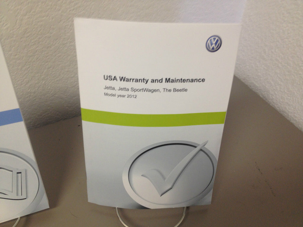 2012 Volkswagen VW Jetta Genuine OEM Owner's Manual Set w/Case--Free Shipping!