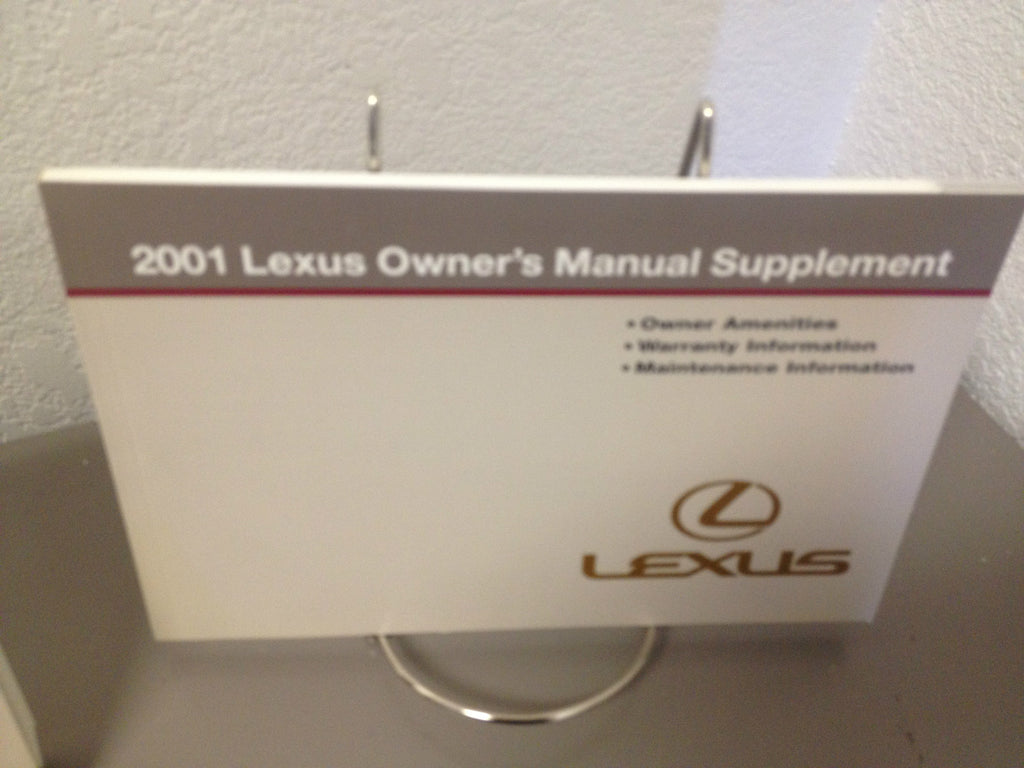 2001 Lexus ES 300 Genuine OEM Owner's Manual Set w/Case -- Free Shipping!