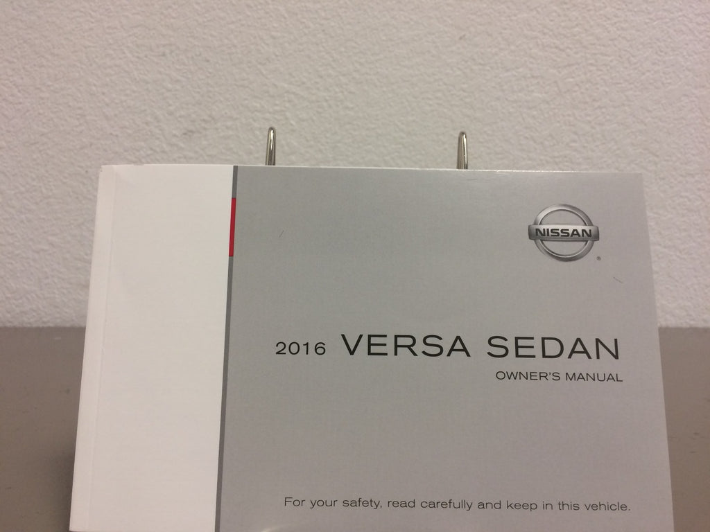 2016 Nissan Versa Sedan Owner's Manual Set with Case--Genuine OEM--Free Shipping