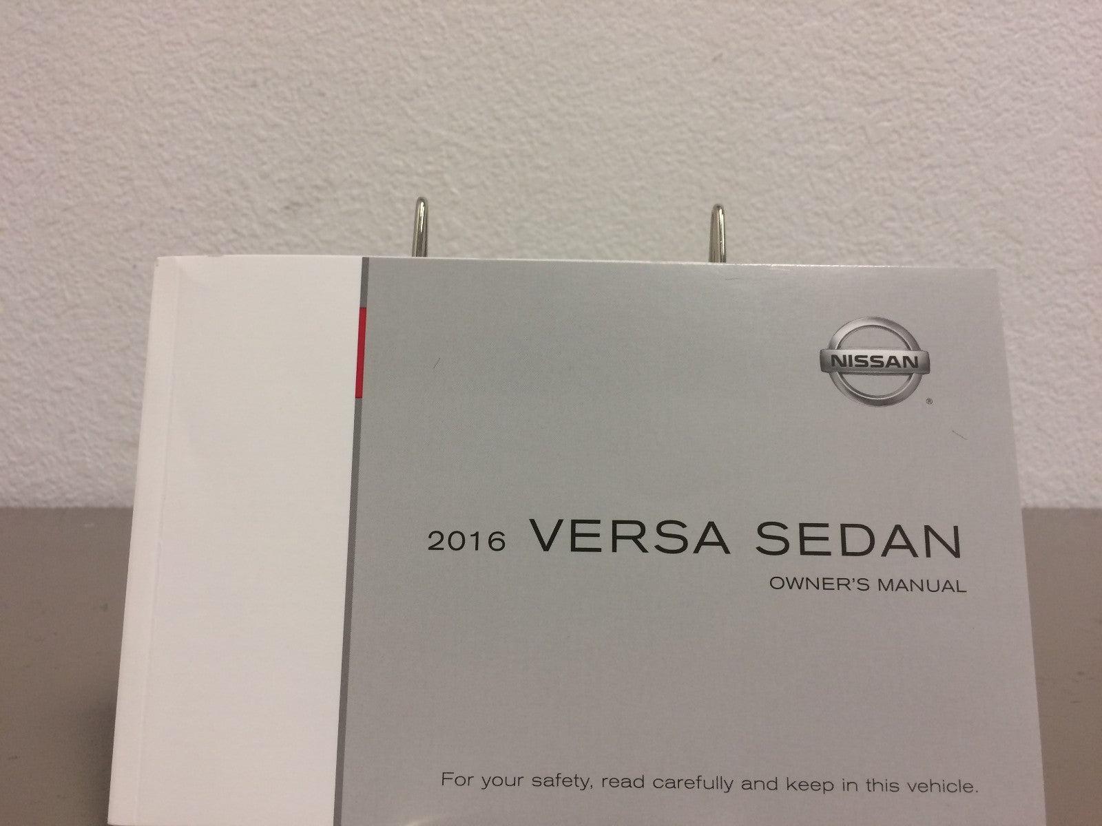 2016 Nissan Versa Sedan Owner's Manual Set with Case--Genuine OEM--Free Shipping