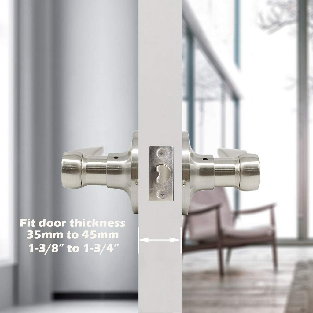 New Gobrico 10 Pack Satin Nickel Keyless Wave Levers Handles , W/ FREE SHIPPING