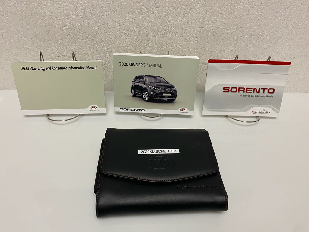 2020 Kia Sorrento Genuine OEM Owner's Manual Set w/Protective Case Free Shipping
