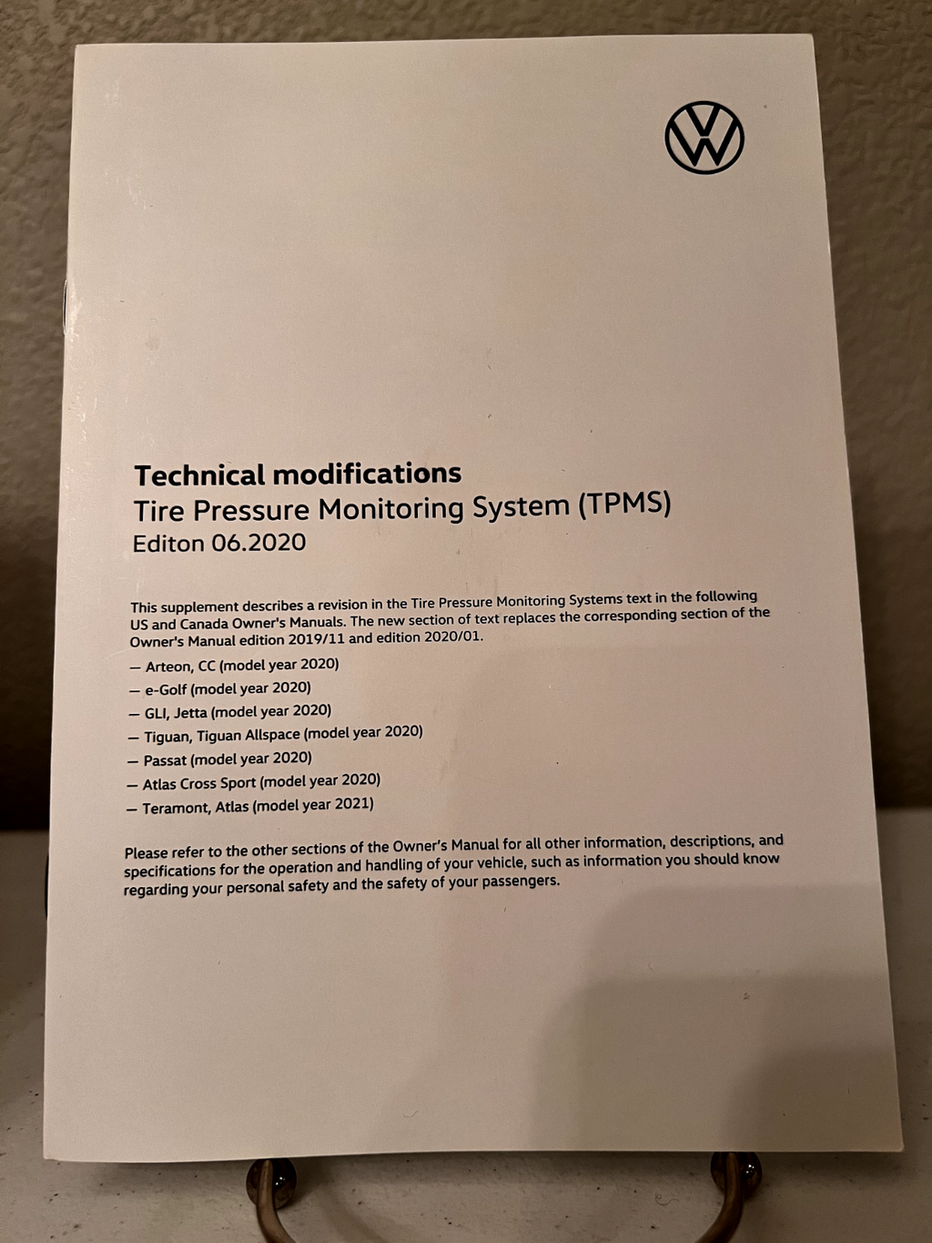 2021 Volkswagen Teramont/ Atlas Owner's Manual Set w/case and free shipping