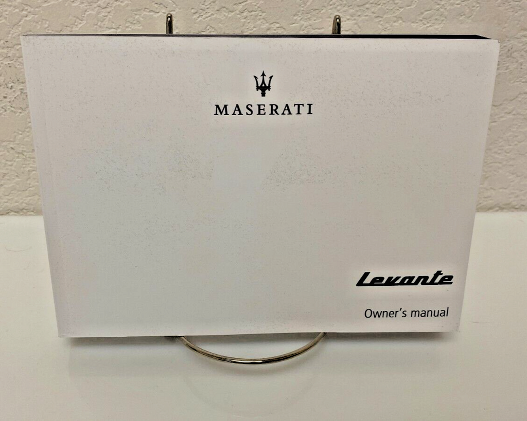 2021 Maserati Levante Genuine OEM Owner's Manual w/Logo Case and Free Shipping!!