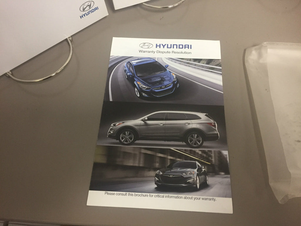 2013 Hyundai Elantra Coupe Genuine OEM Owner's Manual Set - Free Shipping