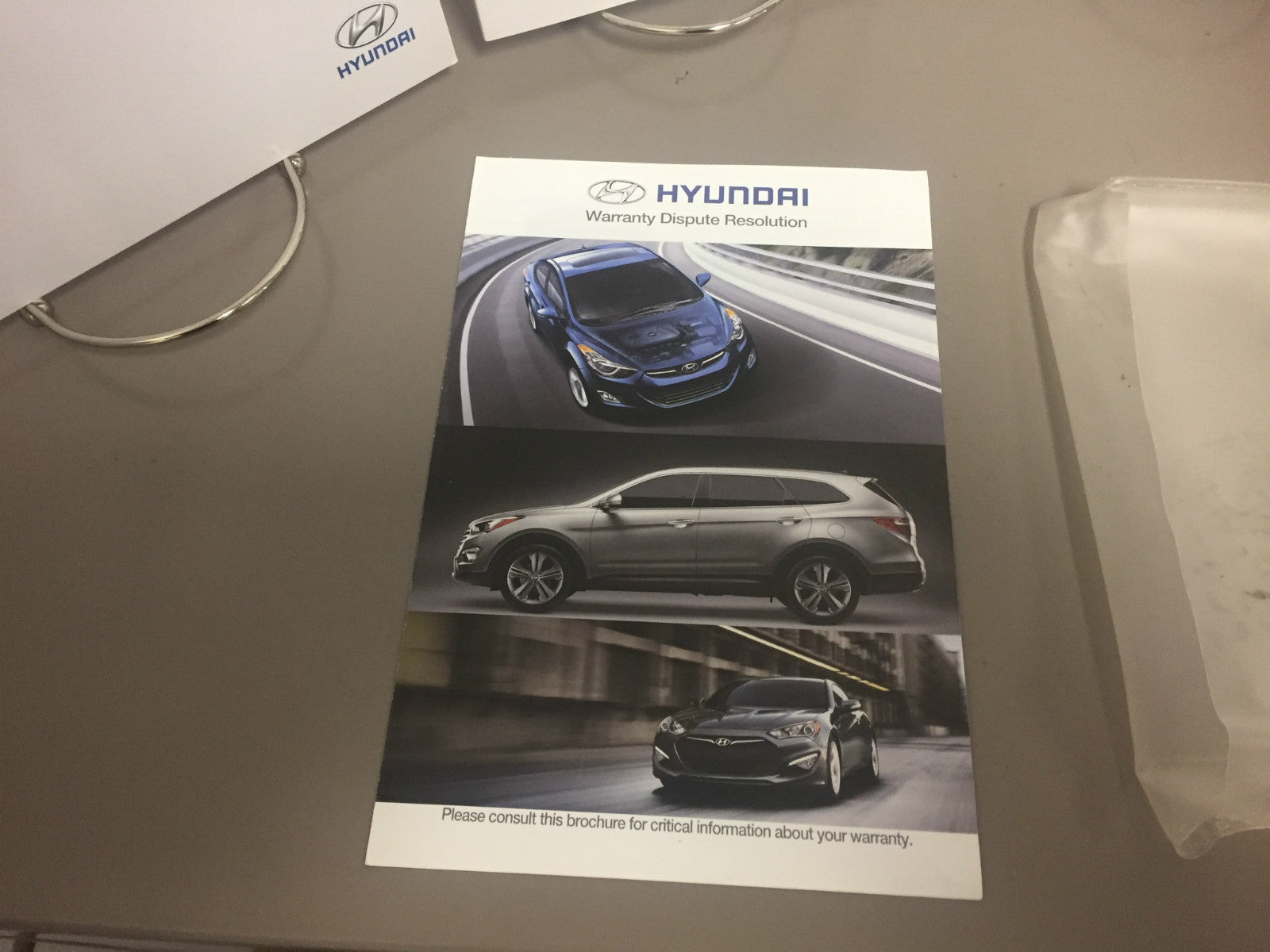2013 Hyundai Elantra Coupe Genuine OEM Owner's Manual Set - Free Shipping