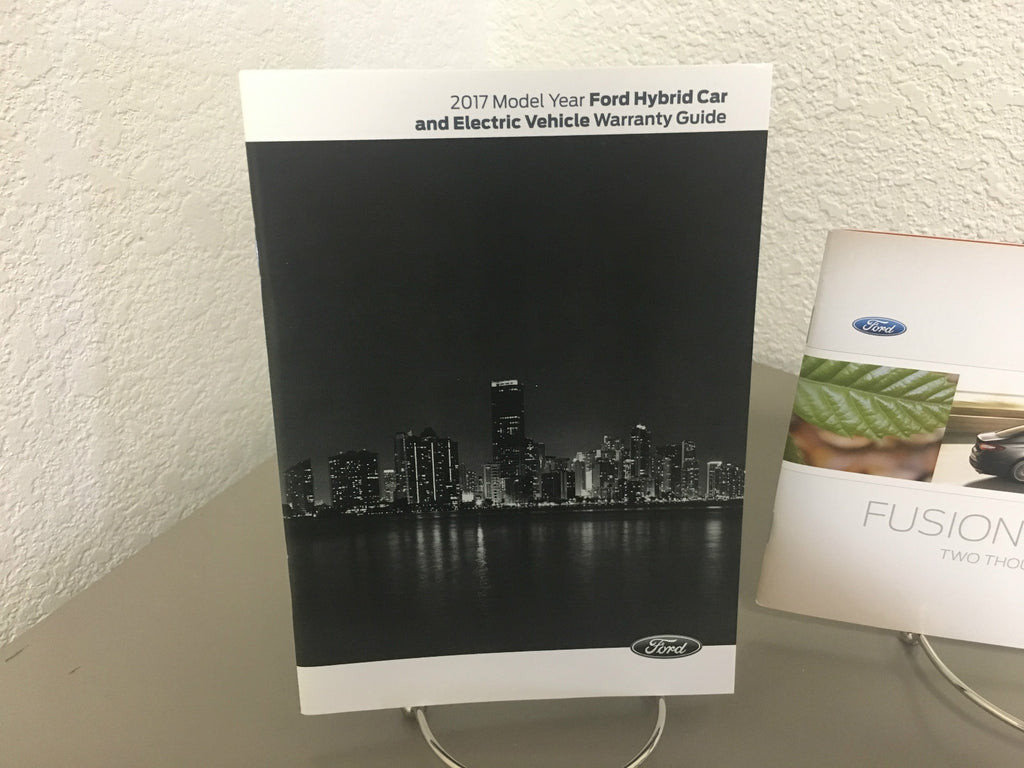 2017 Ford Fusion Hybrid Genuine OEM Owner's Manual w/ Supplements and Case
