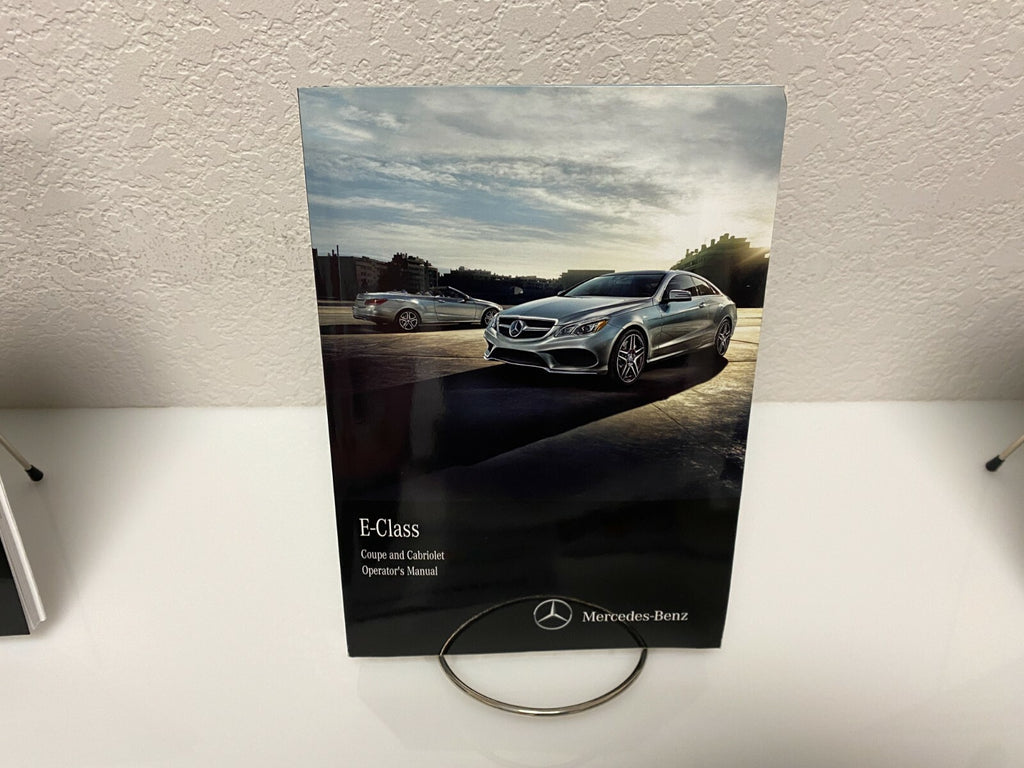 2016 Mercedes-Benz E-Class Coupe and Cabriolet Owner's Manual Set for E400 E550