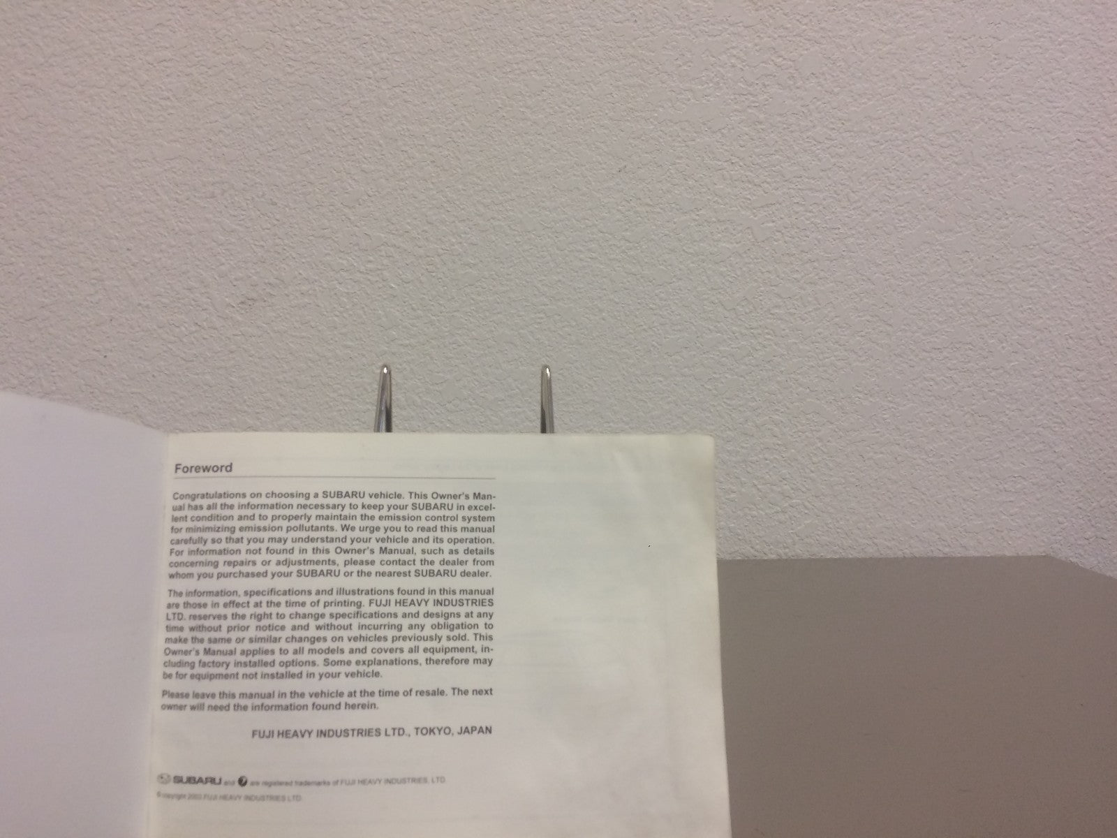 2004 Subaru Legacy / Outback Genuine OEM Owner's Manual Set w/Case-Ships Free!