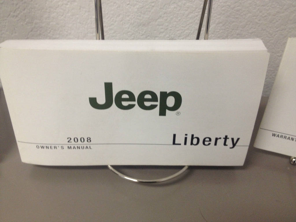 2008 Jeep Liberty Genuine OEM Owner's Manual Set w/Jeep Case--Free Shipping!!!