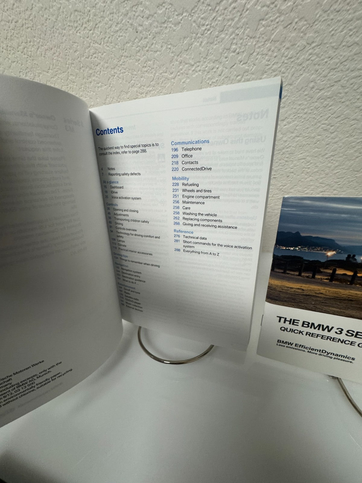 2012 BMW 3 Series Coupe/Convertible Owner's Manual Set w/BMW Case & iDrive/Navi