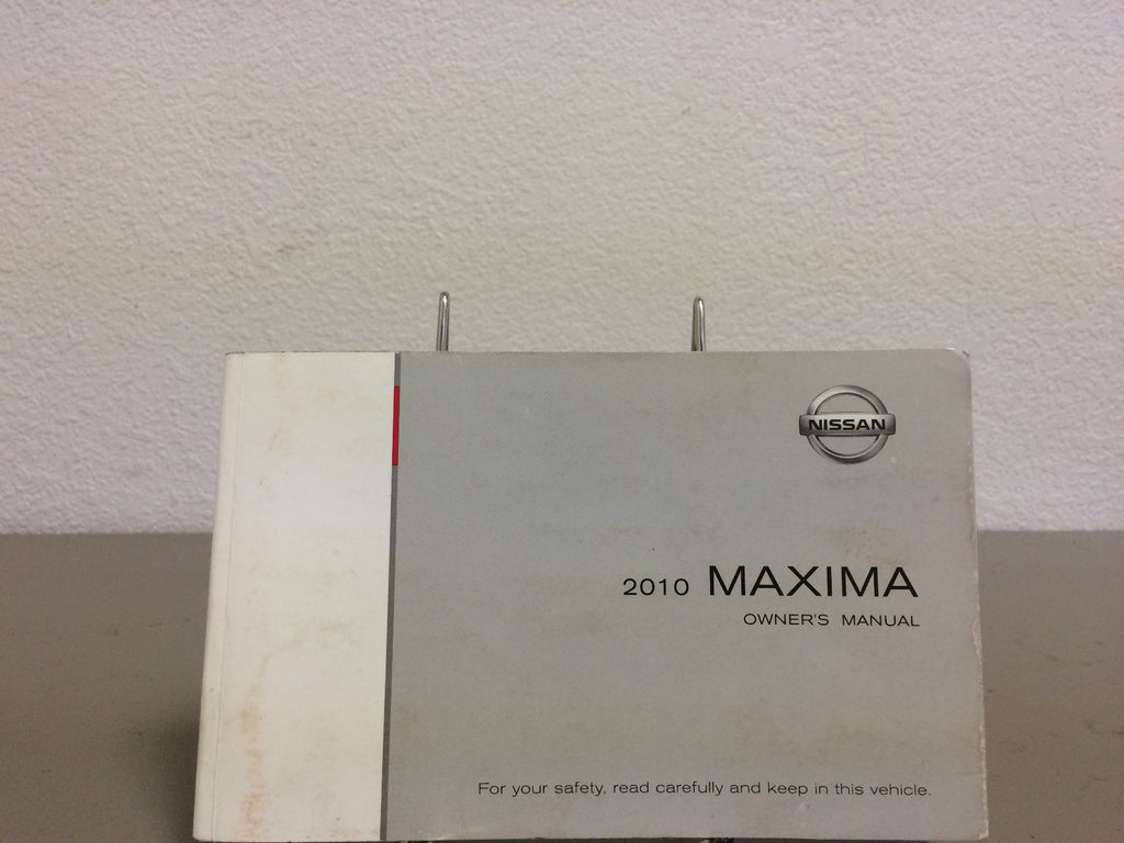 2010 Nissan Maxima Genuine OEM Owner's Manual Set with Free Shipping!
