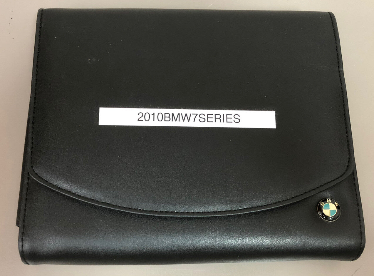 2010 BMW 750i 750Li 760Li xDrive OEM Owner's Manual with Case --Free Shipping