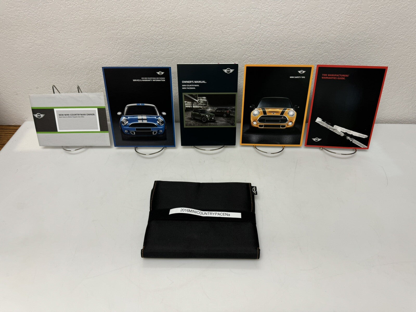 2016 Mini Cooper Paceman Genuine OEM Owner's Manual Set w/Protective Mini Case