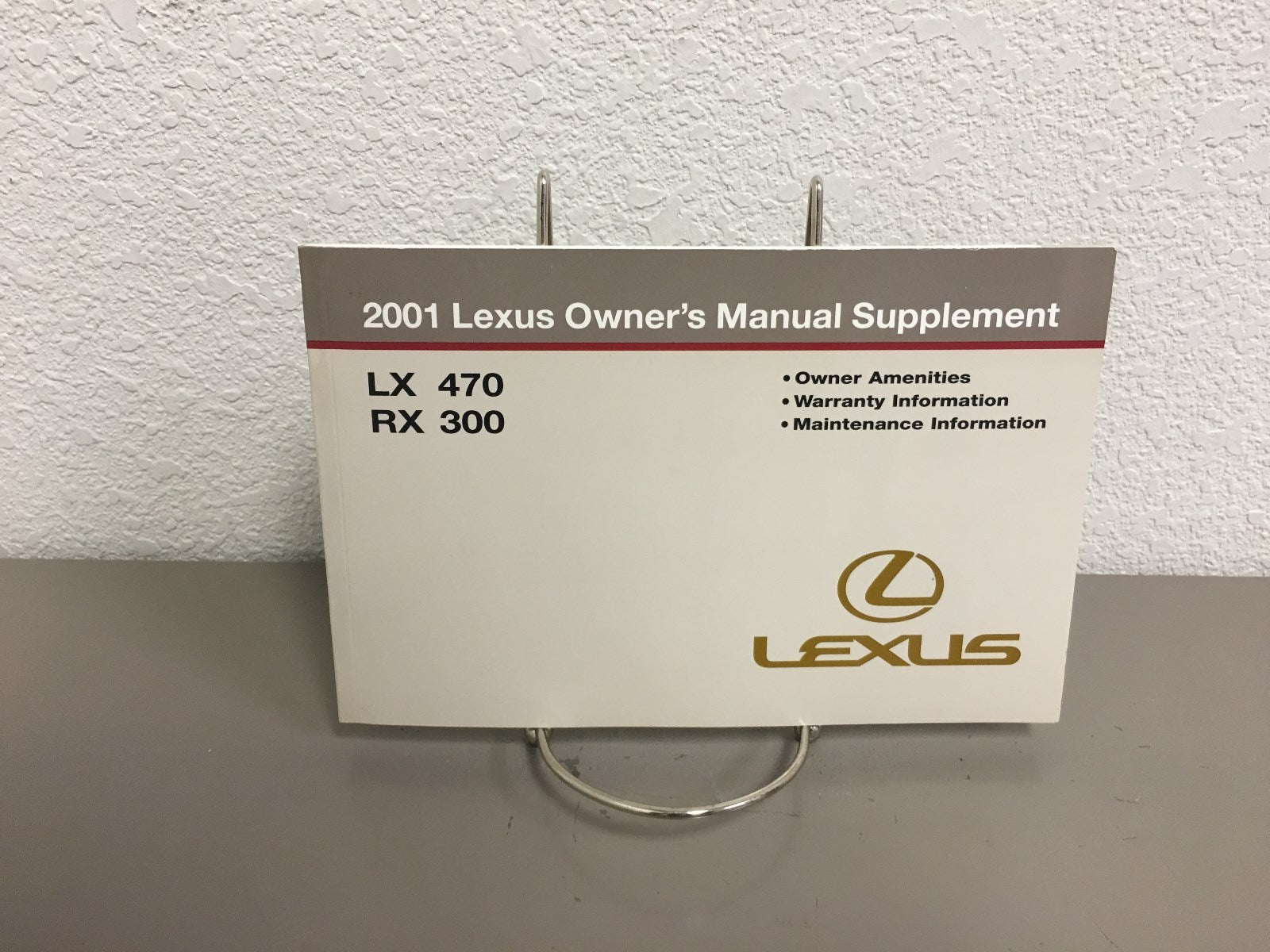 2001 Lexus RX 300 Genuine OEM Owner's Manual Set w/Lexus Case-Free Shipping