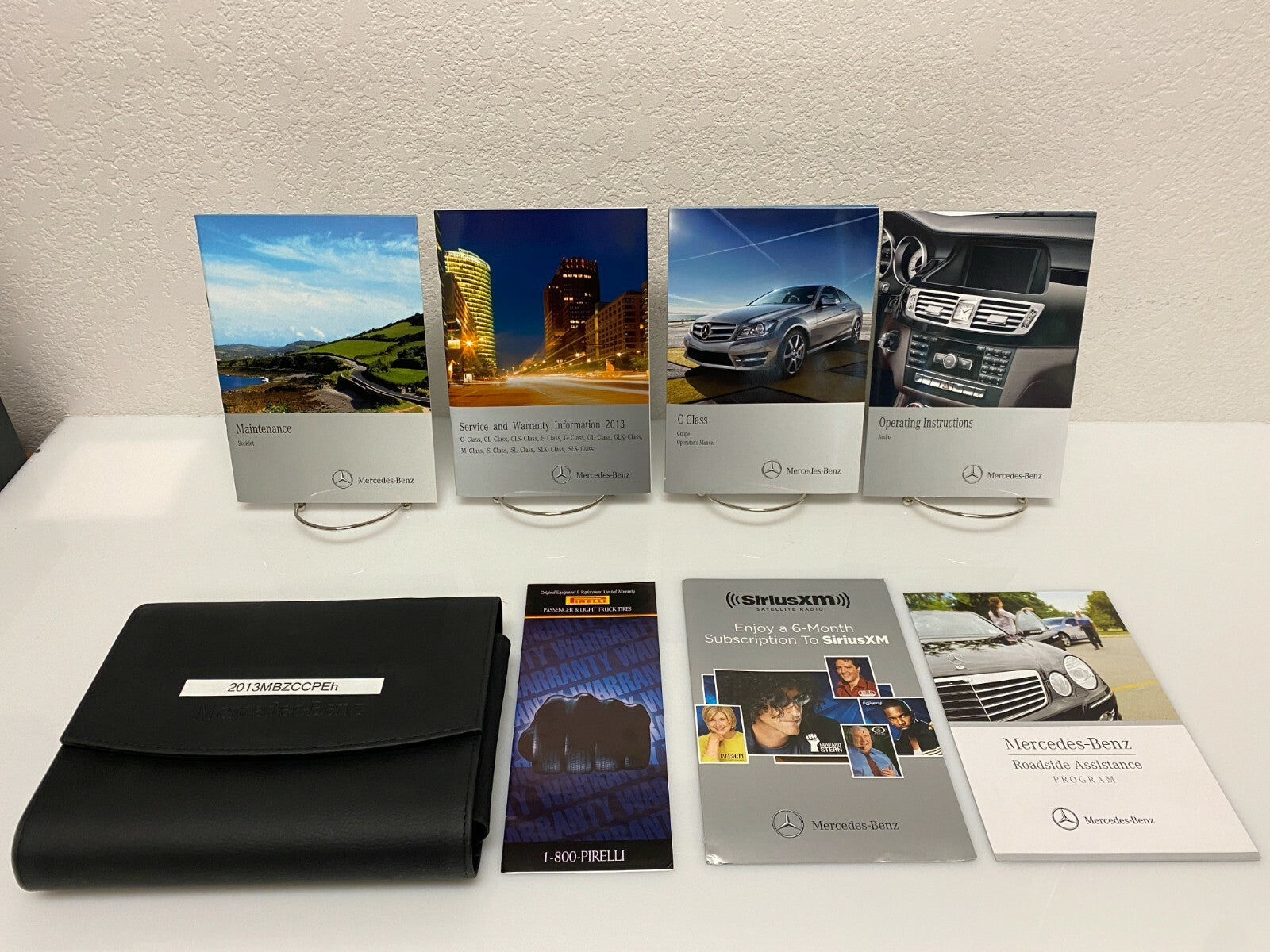 2013 Mercedes-Benz C-Class Coupe C250 C350 C63 AMG 4MATIC OEM Owner's Manual Set