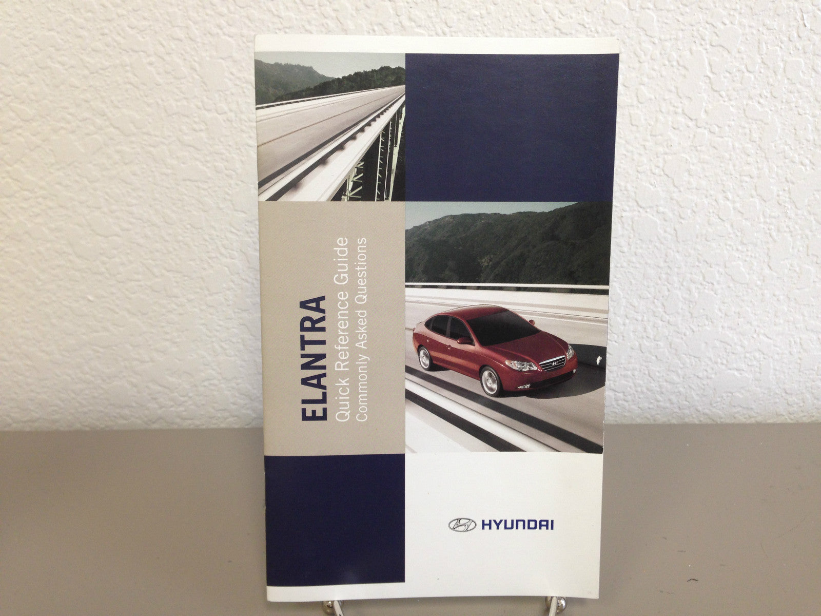 2007 Hyundai Elantra OEM Owner's Manual with Supplements and Case