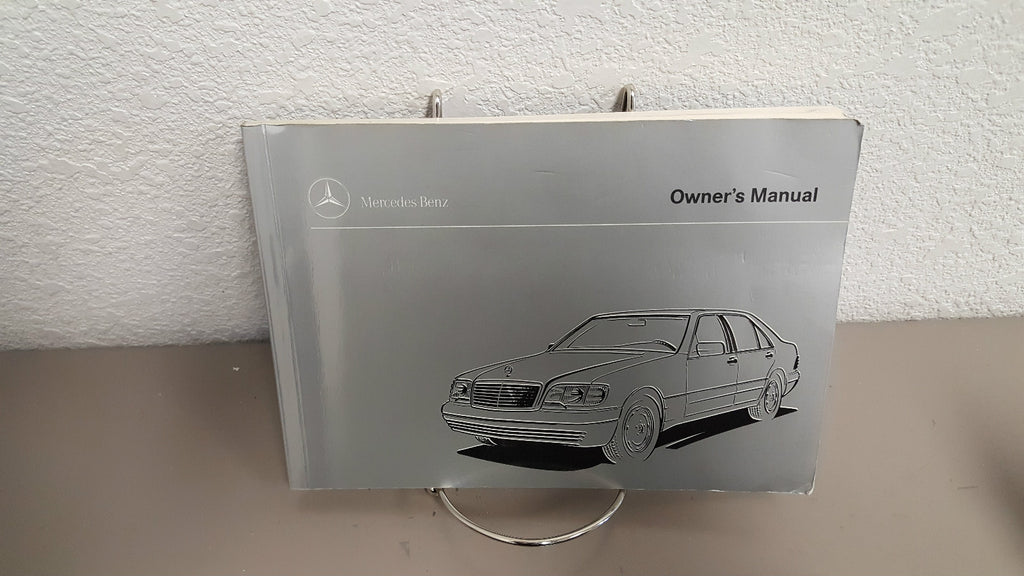 1997 Mercedes Benz S-Class S320 S420 S500 Owner's Manual Set with Mercedes Case