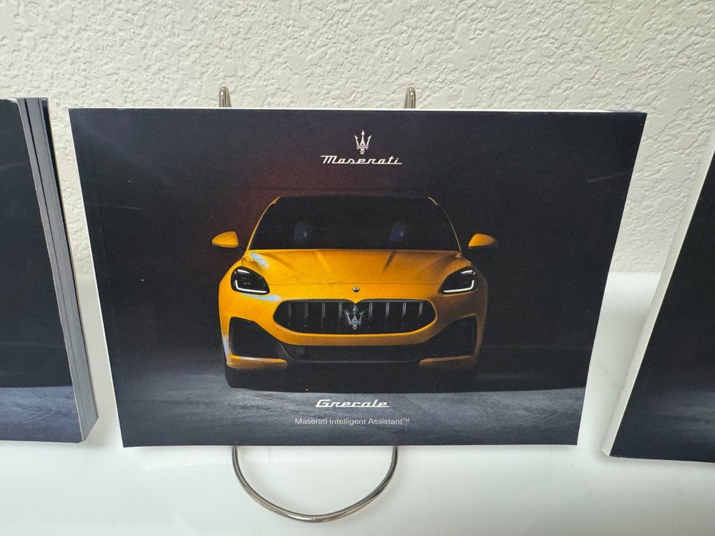 2023 Maserati Grecale Genuine OEM Owner's Manual w/Case--Fast Free Shipping!!!