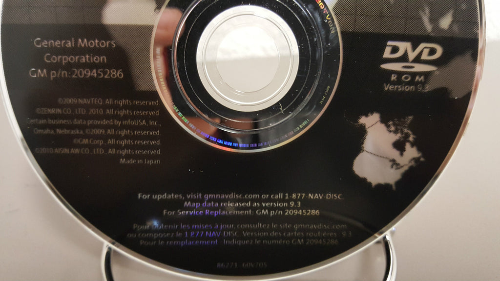 2008 2009 2010 2011 2012 GM Navigation DVD Map Buick Enclave & Cadillac Escalade