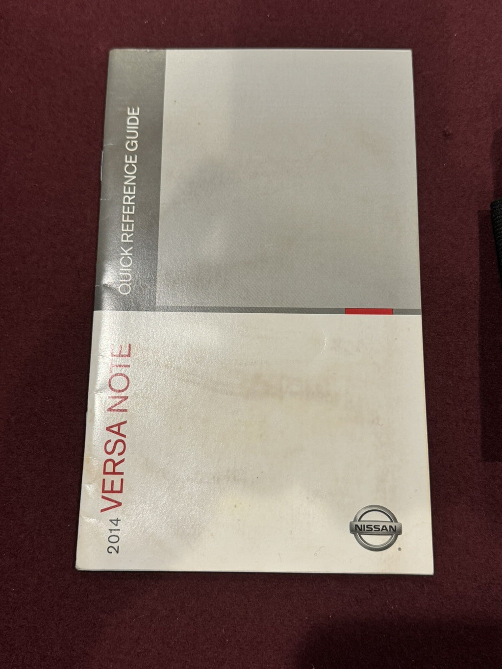 2014 Nissan Versa Note Genuine OEM Owner's Manual Set w/Case--Free Shipping!