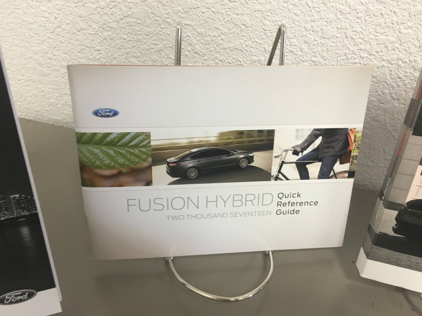 2017 Ford Fusion Hybrid Genuine OEM Owner's Manual w/ Supplements and Case