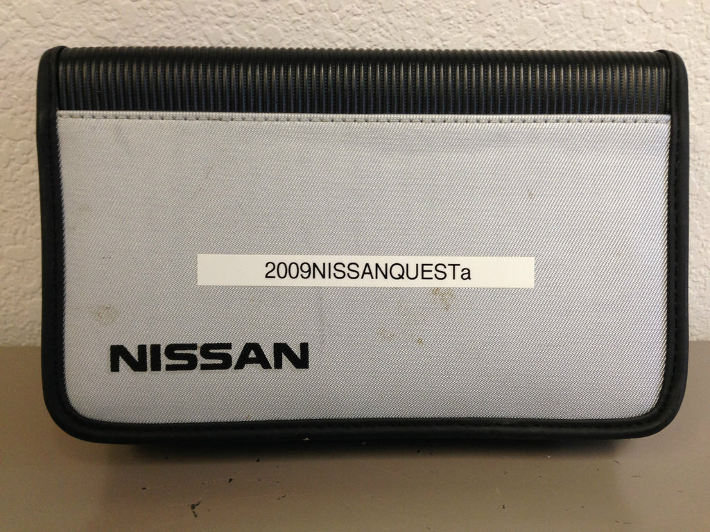 2009 Nissan Quest Genuine OEM Owner's Manual Set with Case - Free Shipping!