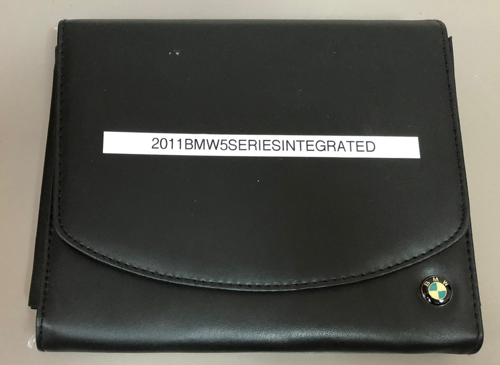 2011 BMW 5-Series 523i 528i 535i 550i xDrive OEM Integrated Owner's Manual Set