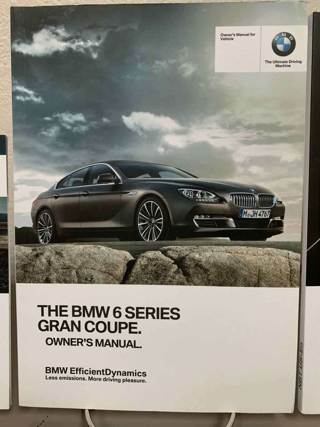 2014 BMW 6 Series Gran Coupe Genuine OEM Owner's Manual Set w/Bonus Key FOB