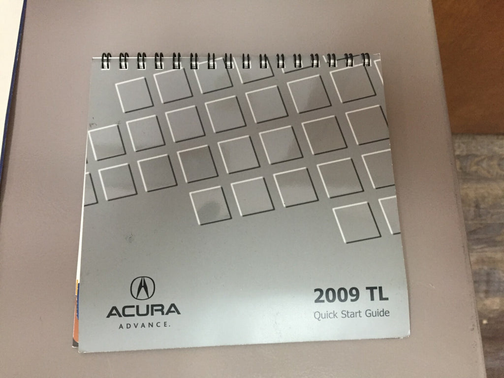 2009 Acura TL Genuine OEM Owner's Manual Set w/Acura Case--Free Shipping!!!