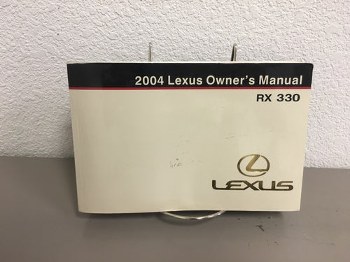 2004 Lexus RX 330 Genuine OEM Owner's Manual Set W/ Case & Navigation Manual