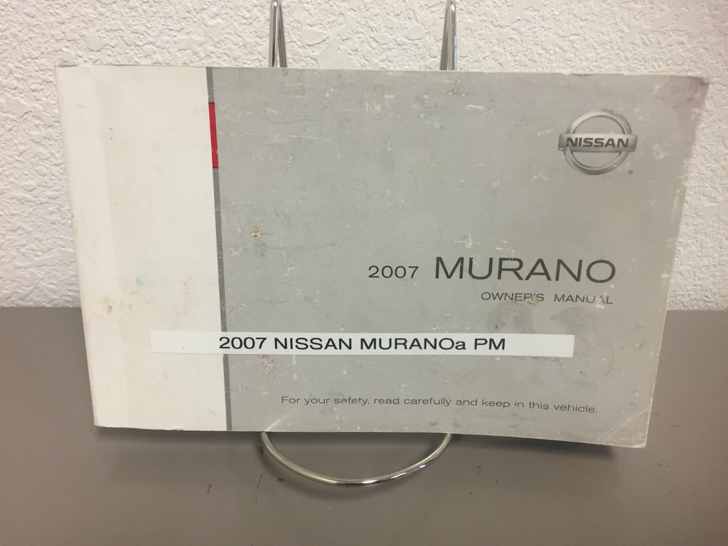 2007 Nissan Murano Genuine OEM Owner's Manual--Fast Free Shipping