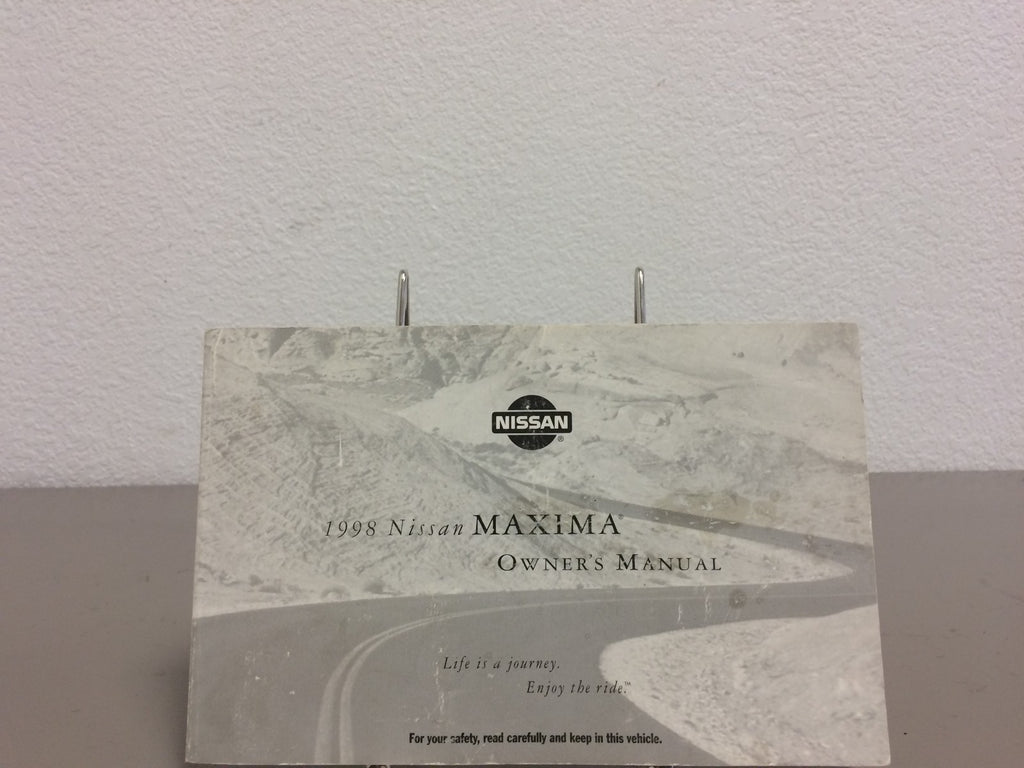 1998 Nissan Maxima Genuine OEM Owner's Manual--Free Shipping!