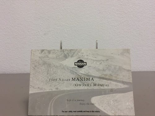 1998 Nissan Maxima Genuine OEM Owner's Manual--Free Shipping!