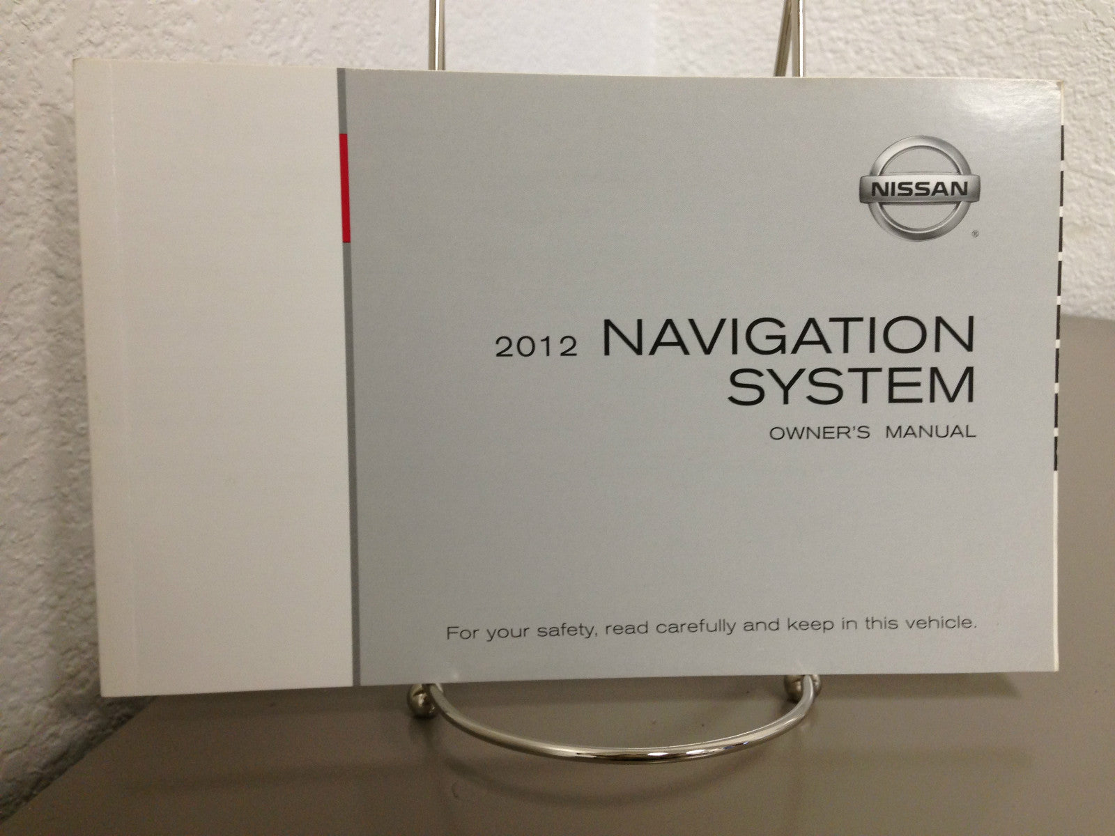 2012 Nissan Versa Genuine OEM Owner's Manual Set with Navigation and Case