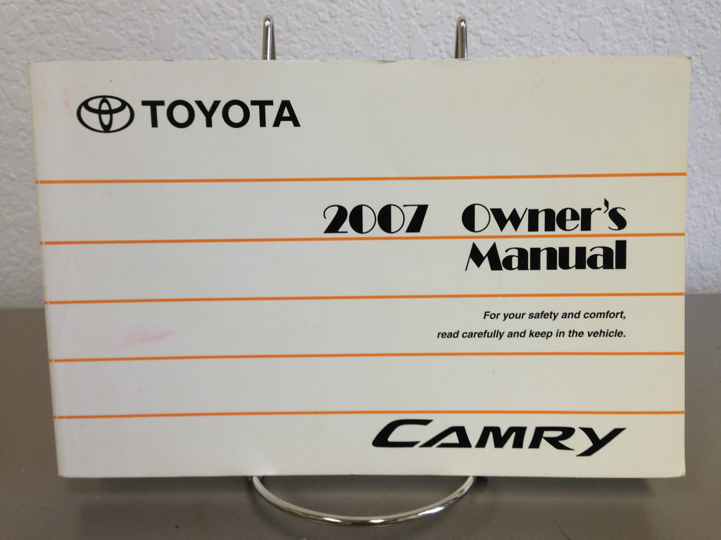 2007 Toyota Camry OEM Owner's Manual w/ Navigation Guide - Free Shipping