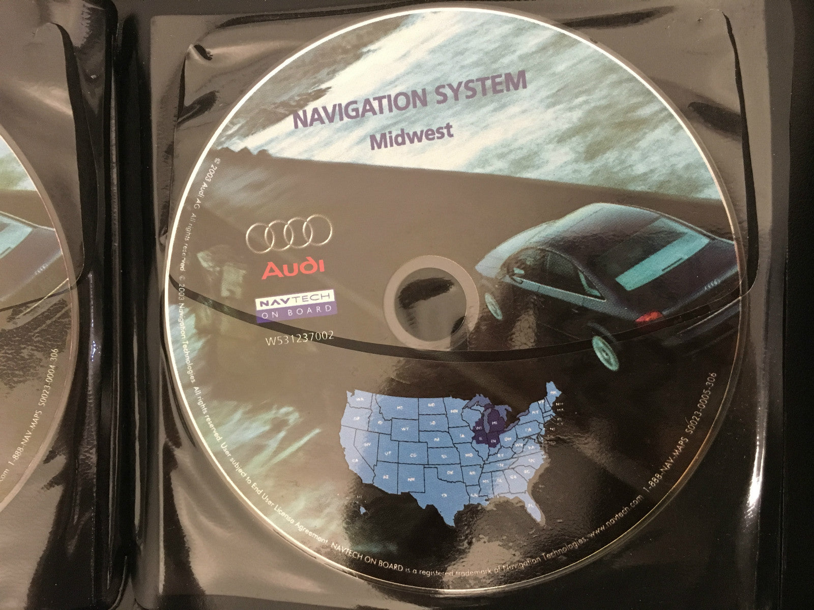 02 03 04 Audi Allroad A6 S6 RS6 A8 A8 L S8 TT Navigation CD Set W531237002