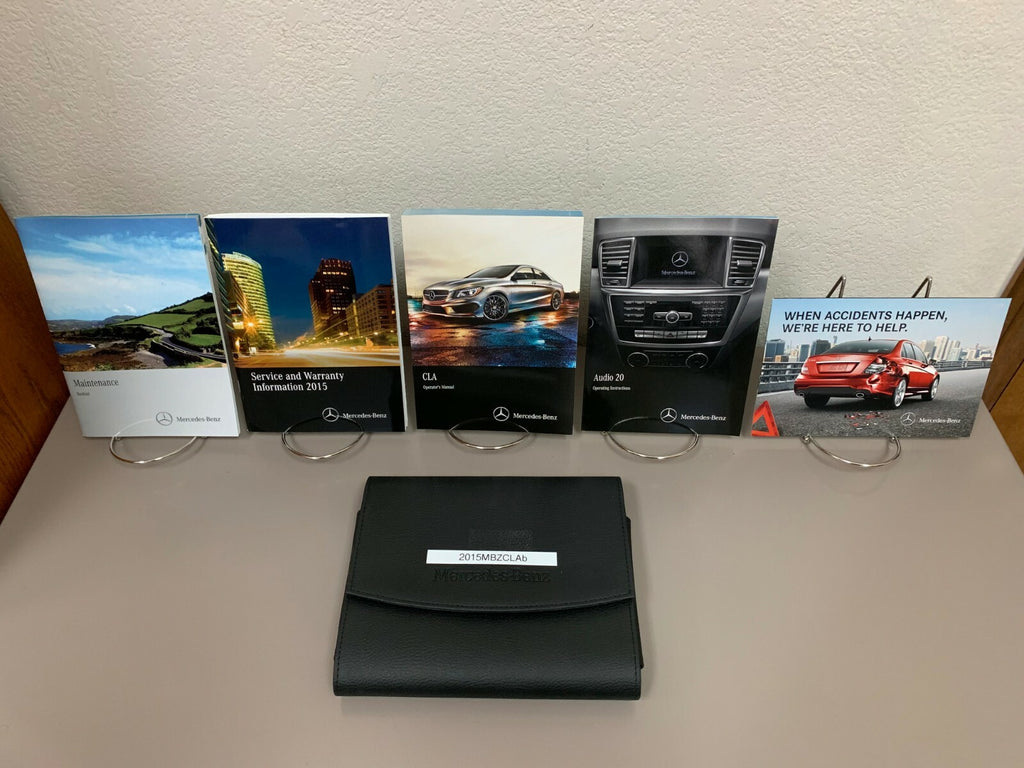 2015 Mercedes-Benz CLA 250 4MATIC AMG Genuine OEM Owner's Manual Set with Case