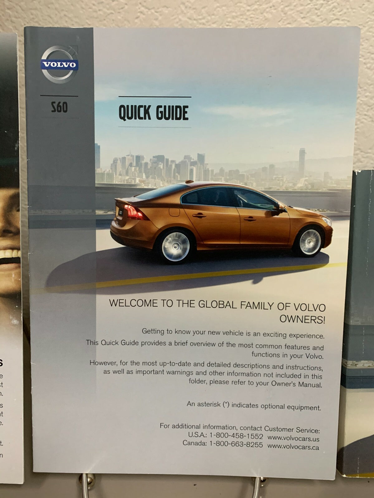 2013 Volvo S60 Genuine OEM Owner's Manual Set with Case--Free Shipping!